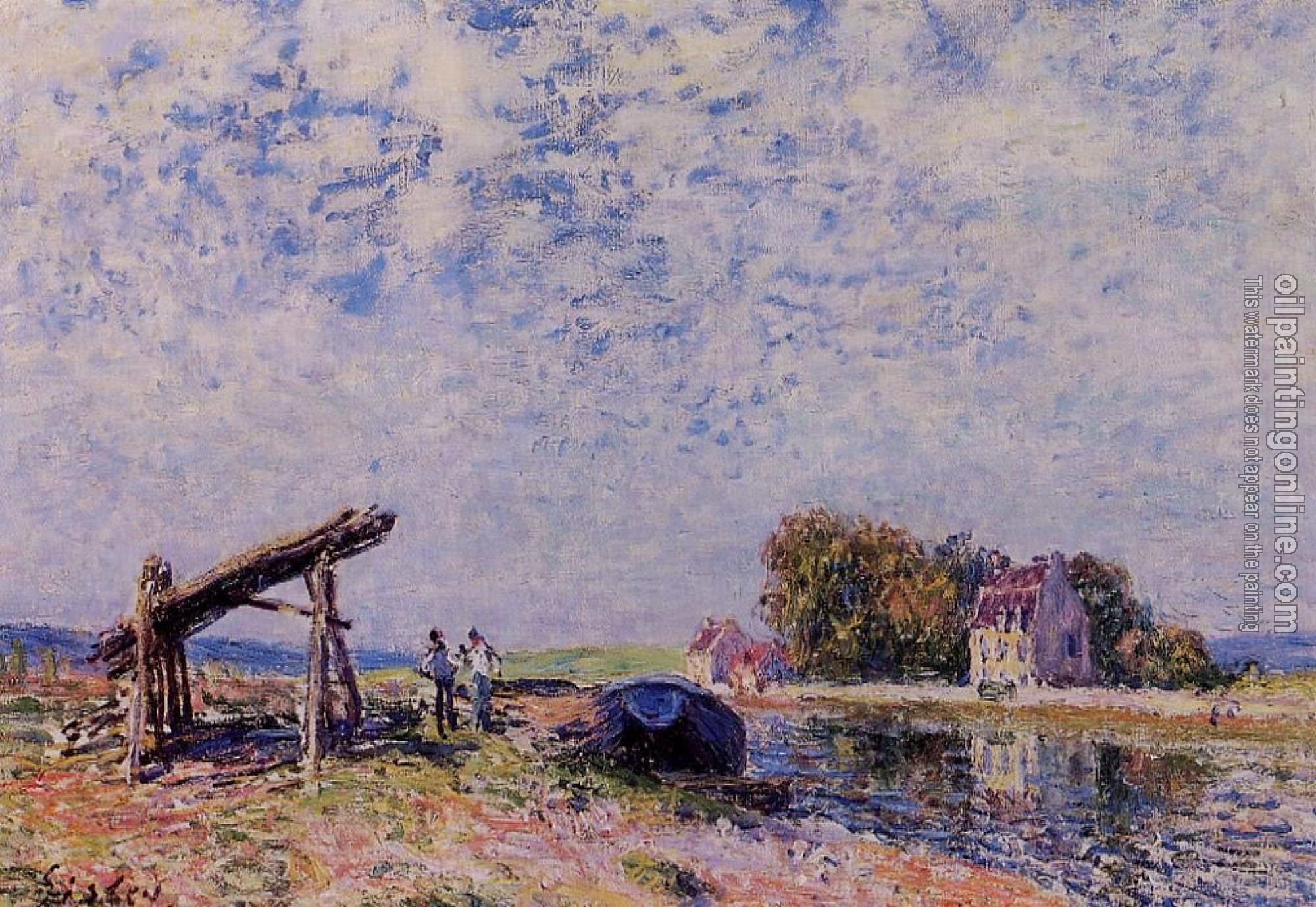 Sisley, Alfred - The Loing at Saint-Mammes